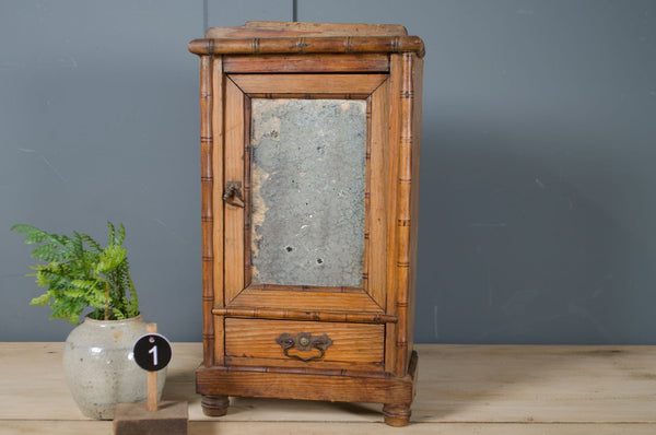 Antique french mini armoire cabinets