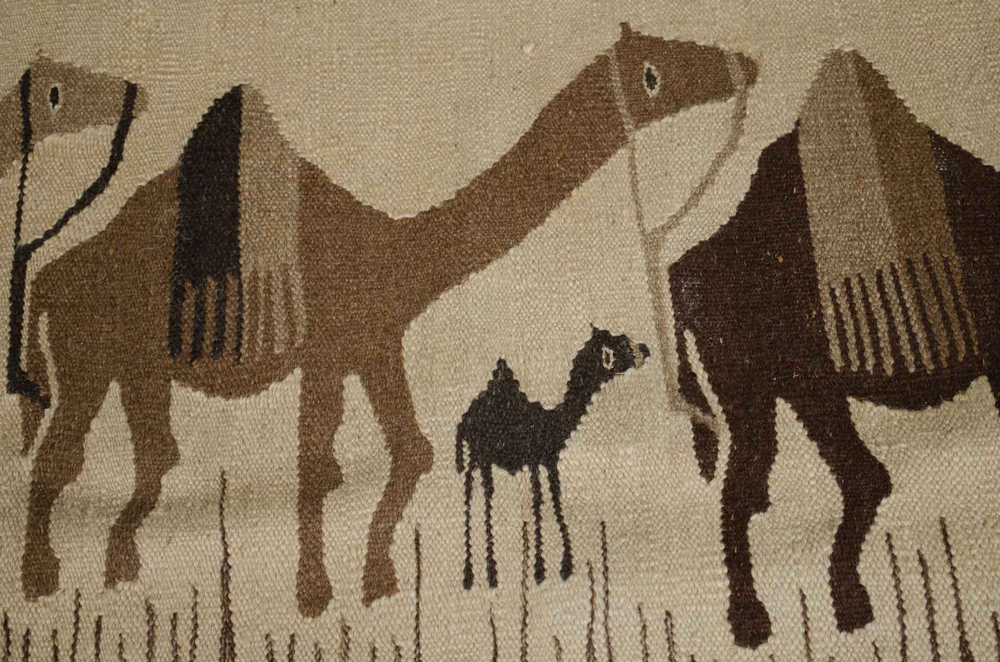 Vintage Turkish tapestry rugs - Camels