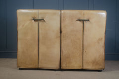 Pair of mid century leather chairs