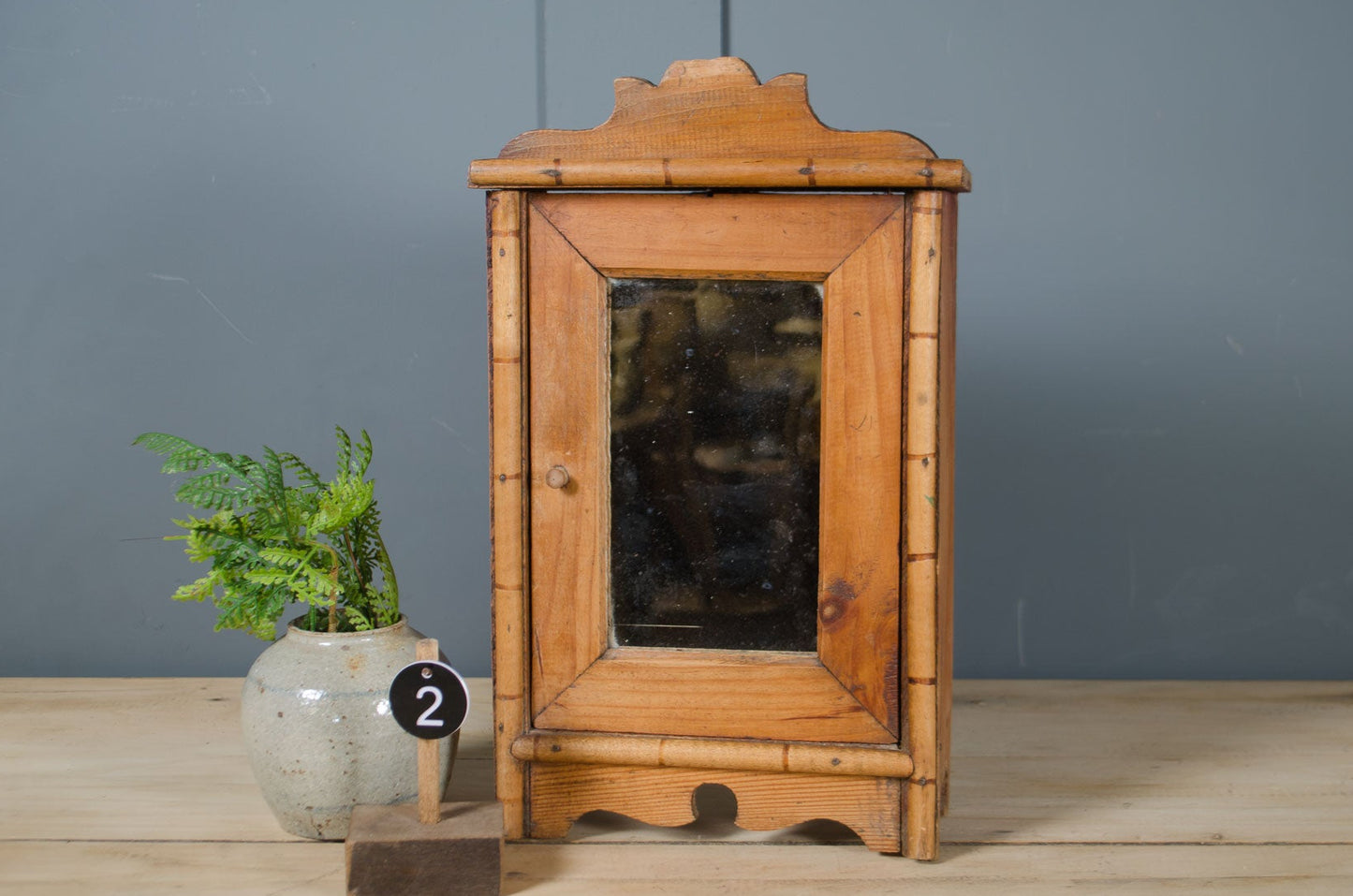 Antique french mini armoire cabinets