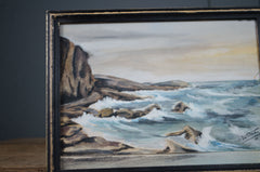 Framed Coastal Watercolour