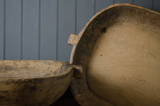 large reclaimed wood bowl