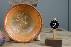 farmhouse terracotta bowl in kitchen