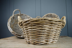 wicker tray basket