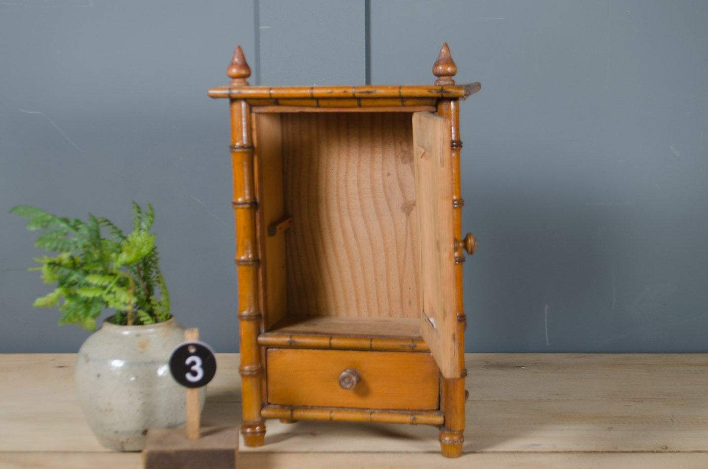 
Antique french mini armoire cabinets