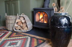 Log stacking basket