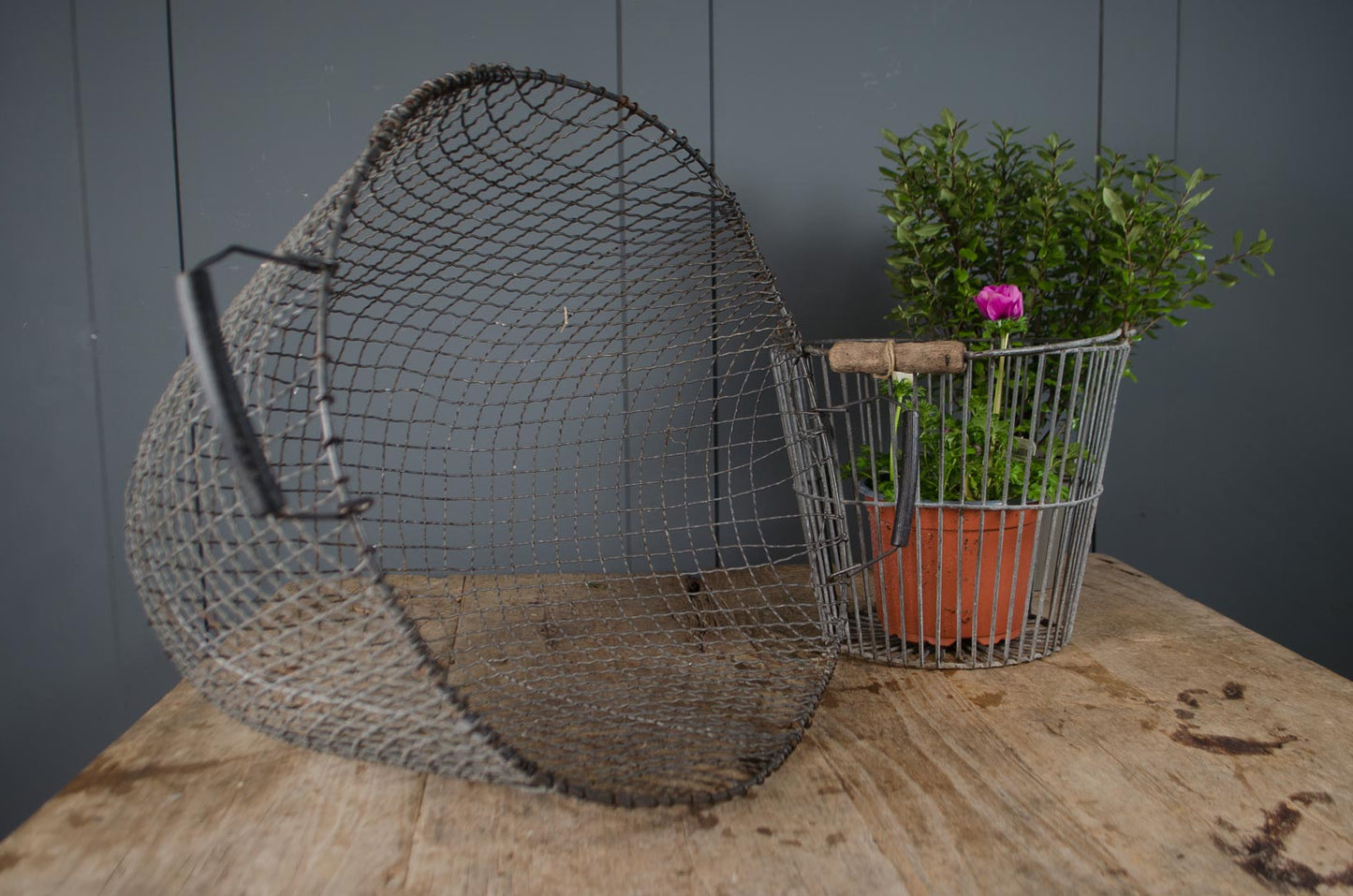 Reclaimed German potato basket