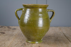 antique french confit pot