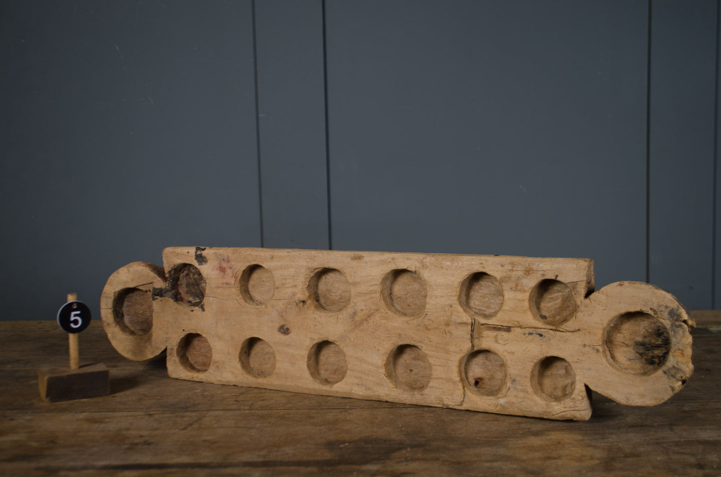 Reclaimed Indian Mancala Board Tray