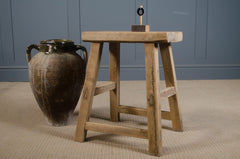Reclaimed wood side tables