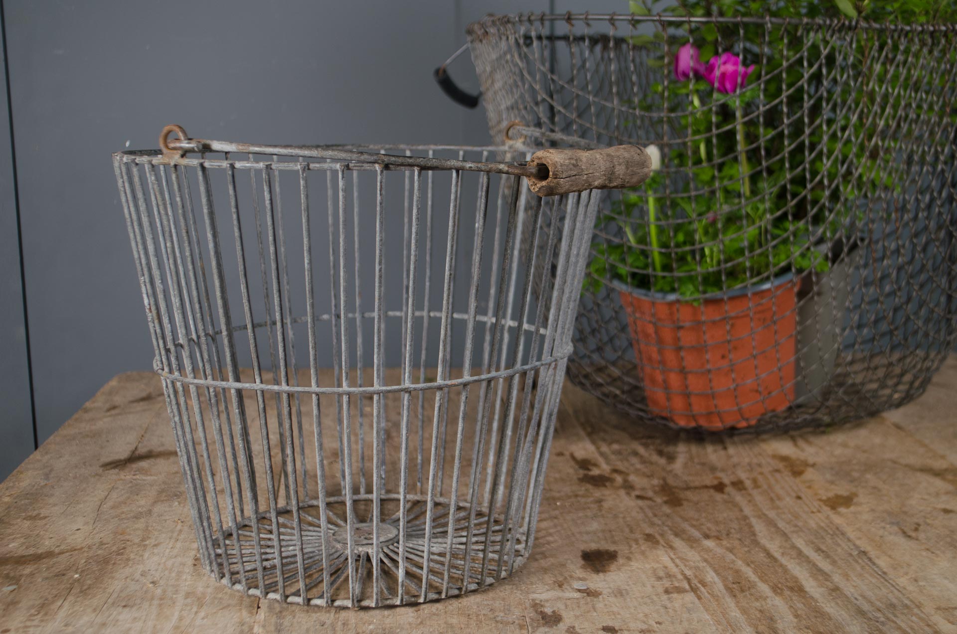 
Reclaimed German potato basket