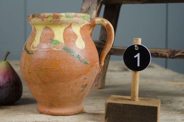 Rustic terracotta jug