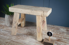 Mini reclaimed stools