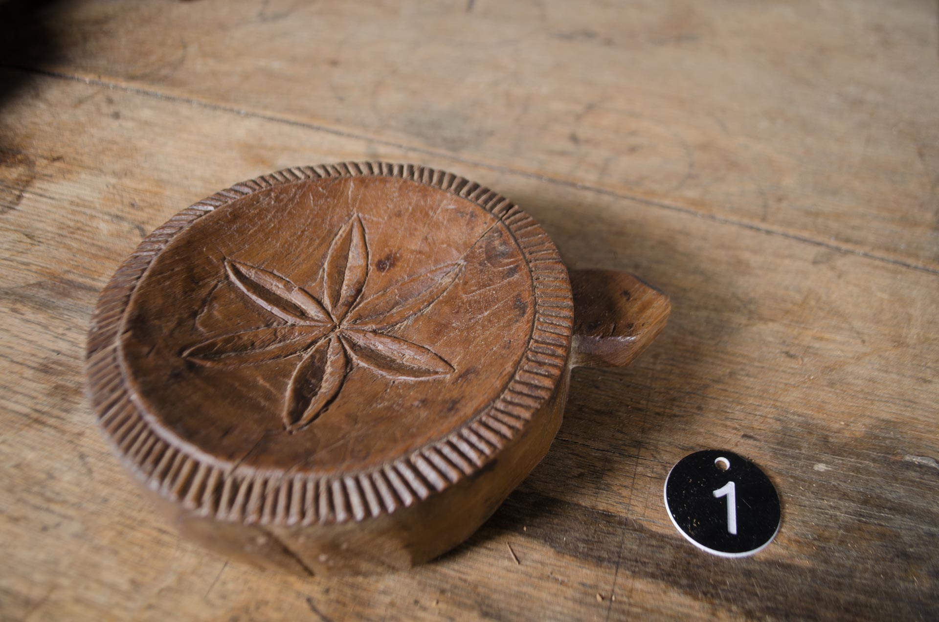 Carved wood trivet