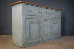 Antique pine country farm house sideboard 