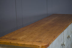 Pitch pine sideboard