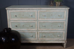 Regency French double chest of drawers