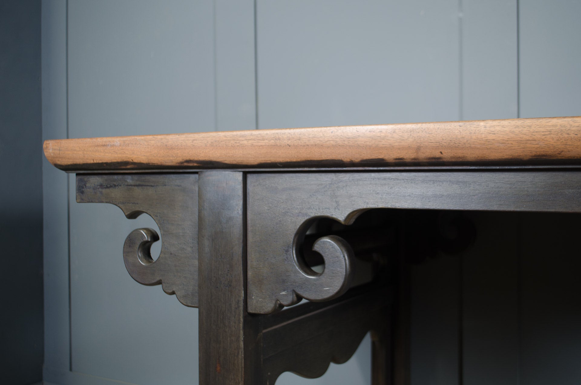 
Chinese elm home barn console table bench