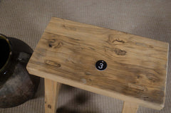 Reclaimed wood side tables