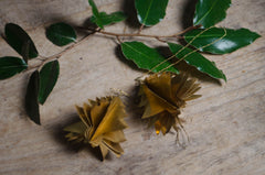 Brass foil tree christmas decoration relish lifestyle