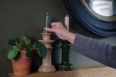Ceramic candlesticks