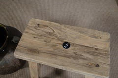 Reclaimed wood side tables