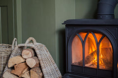 Log stacking basket