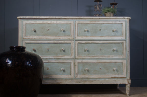 Regency French double chest of drawers