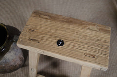 Reclaimed wood side tables