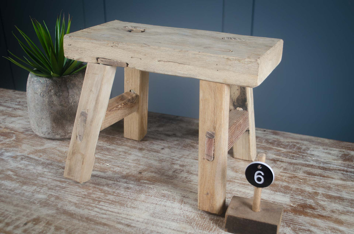 Mini reclaimed stools