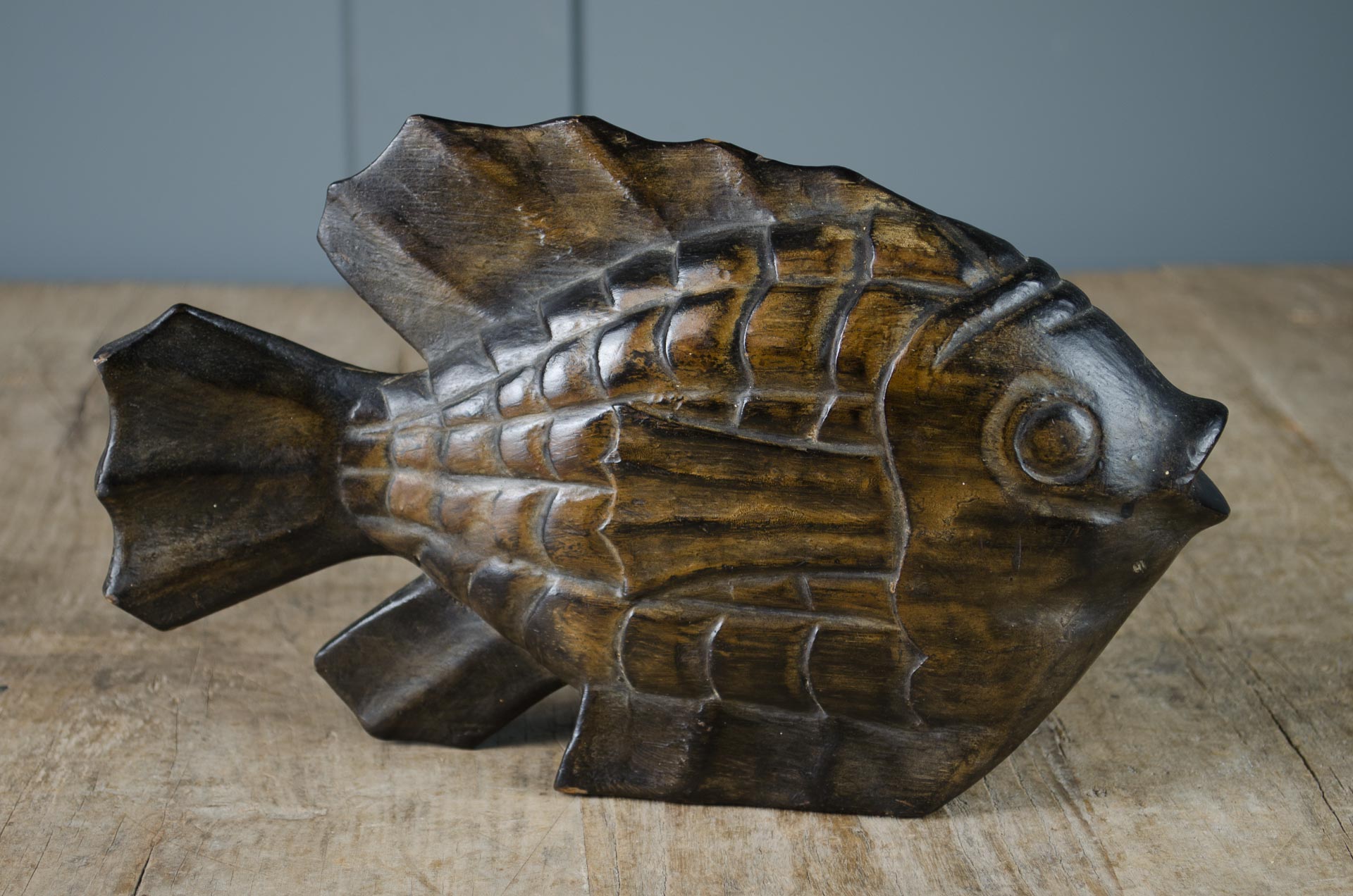 Japanese hand carved fish