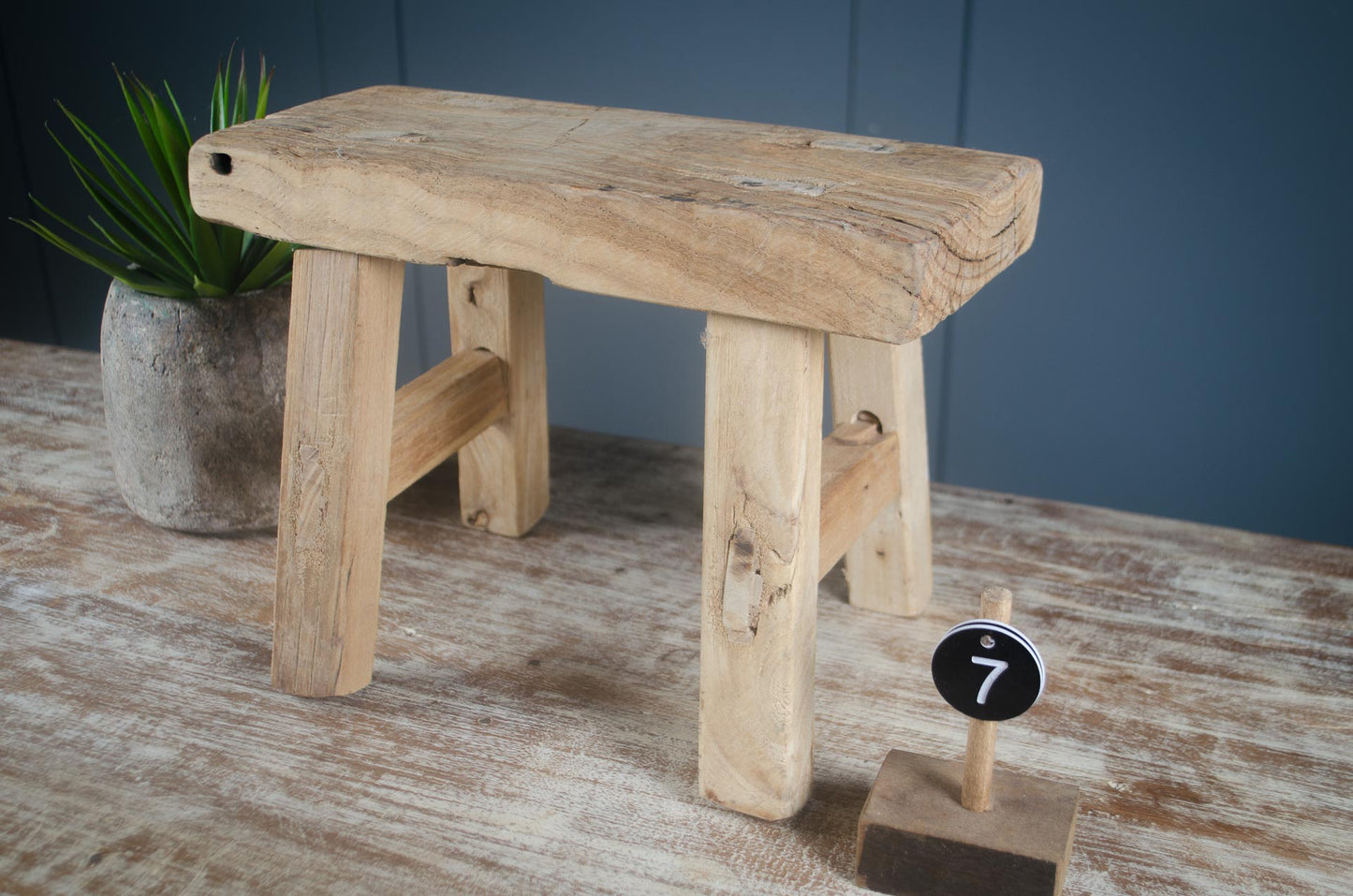 Mini reclaimed stools