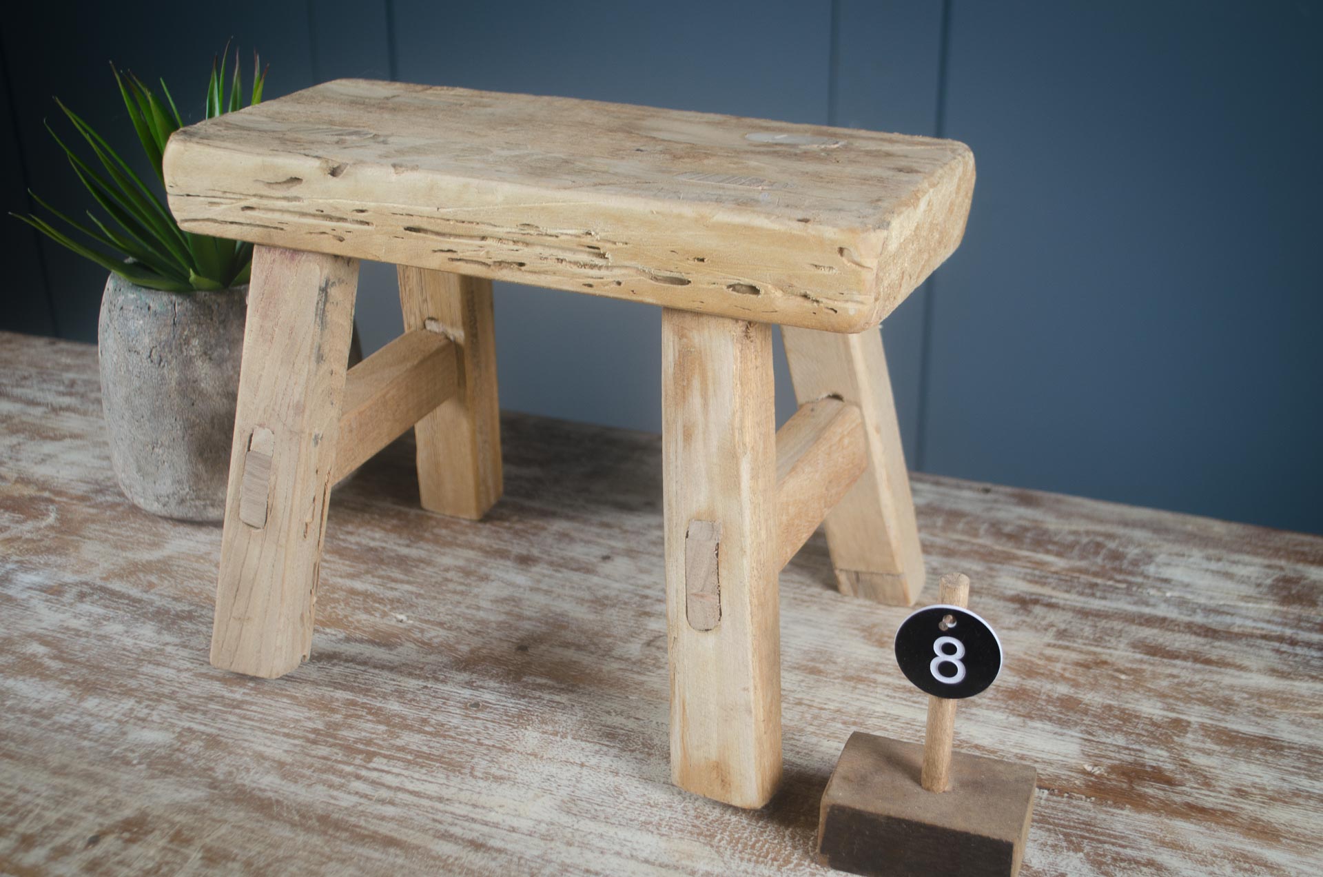 Mini reclaimed stools