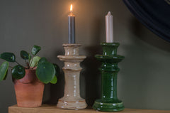 Ceramic candlesticks