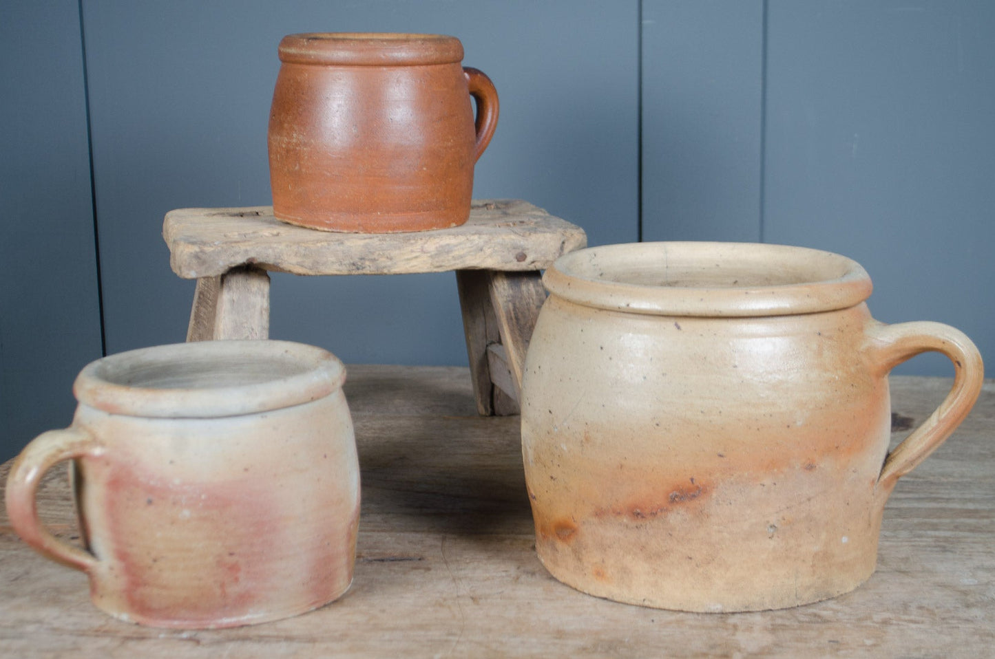 french stoneware confit pots
