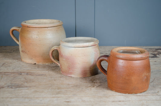 French confit pots - various sizes