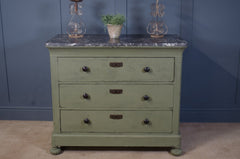 French marble topped drawers