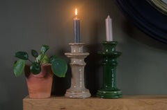 Ceramic candlesticks
