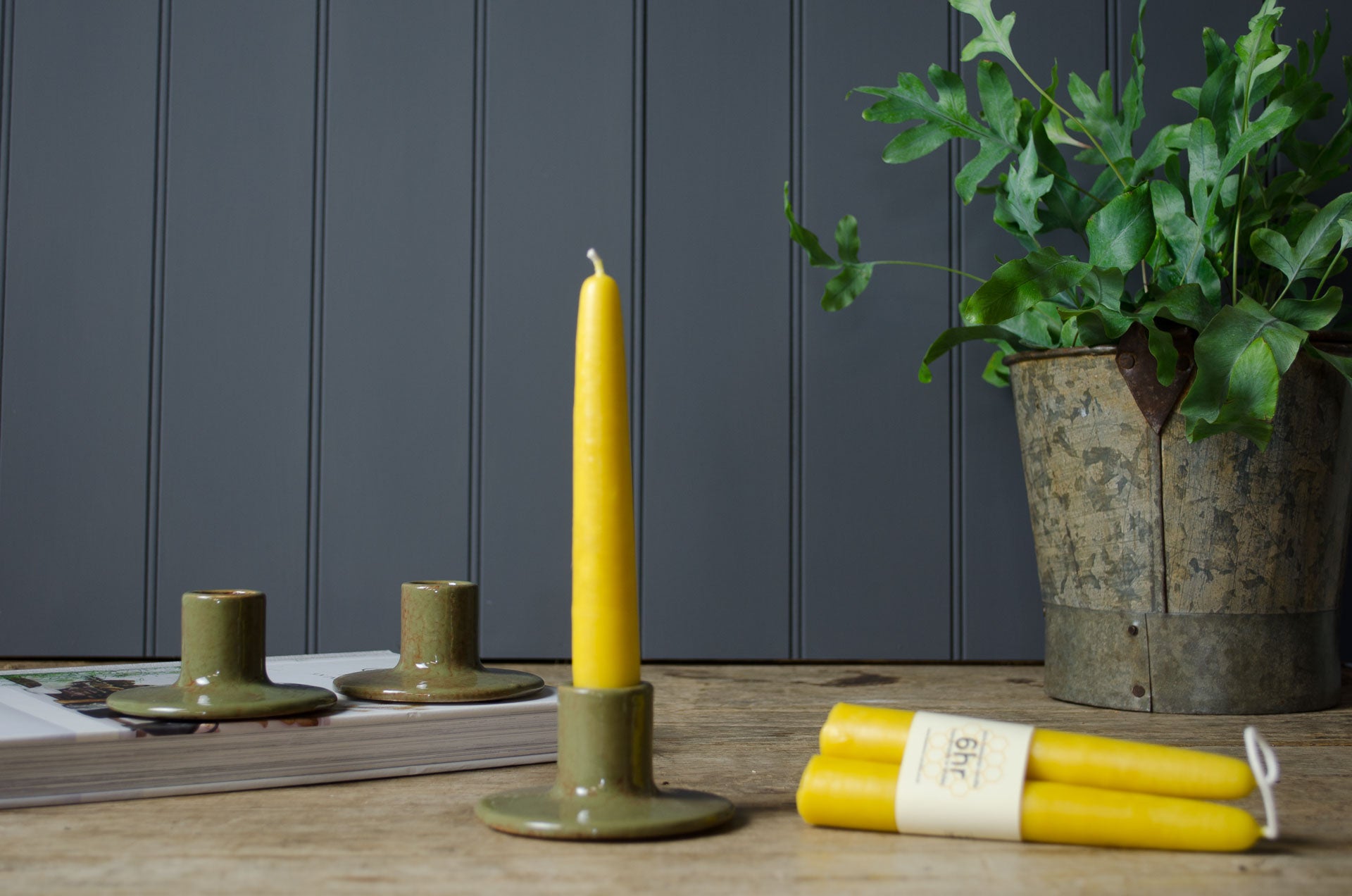 
beeswax candles devon