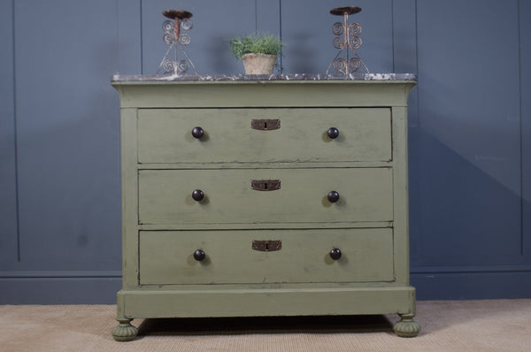 French marble topped drawers