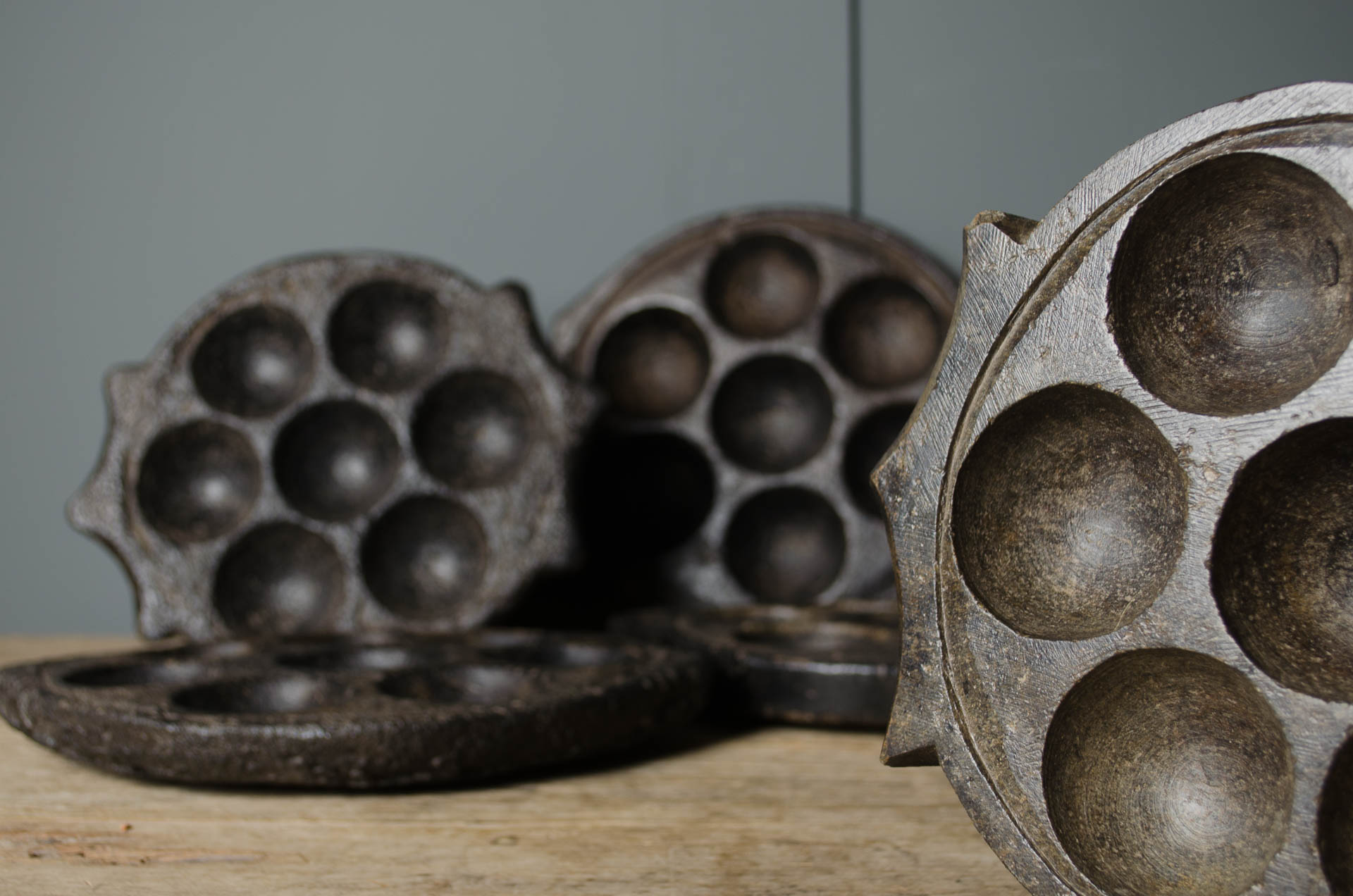 
Hand carved stone Indian tealight holder