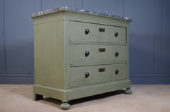 French marble topped drawers