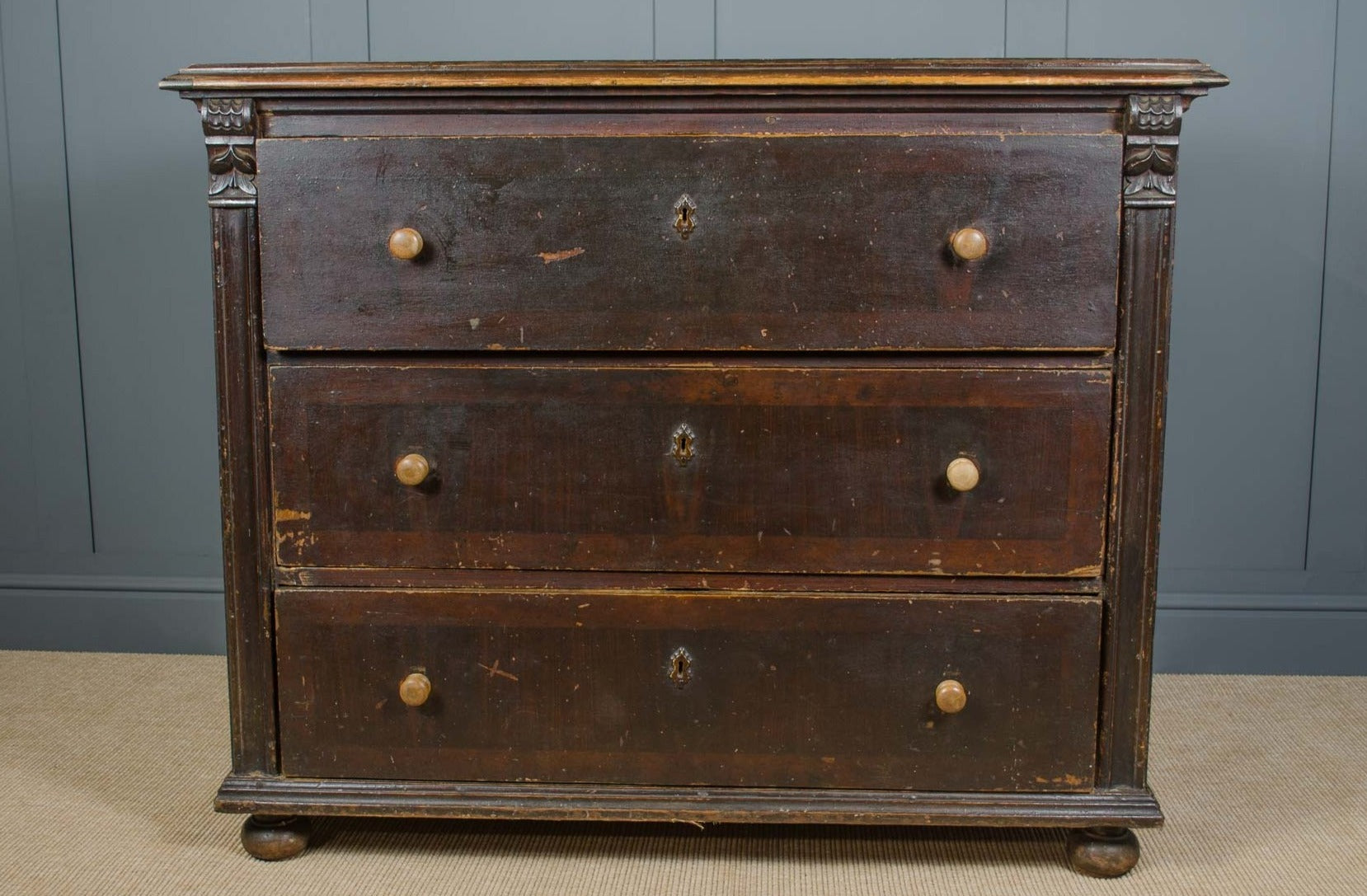 European chest of drawers
