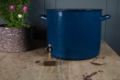 Medium - Vintage Double Handled Enamel Buckets