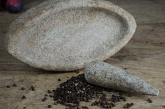 antique pestle mortar stone