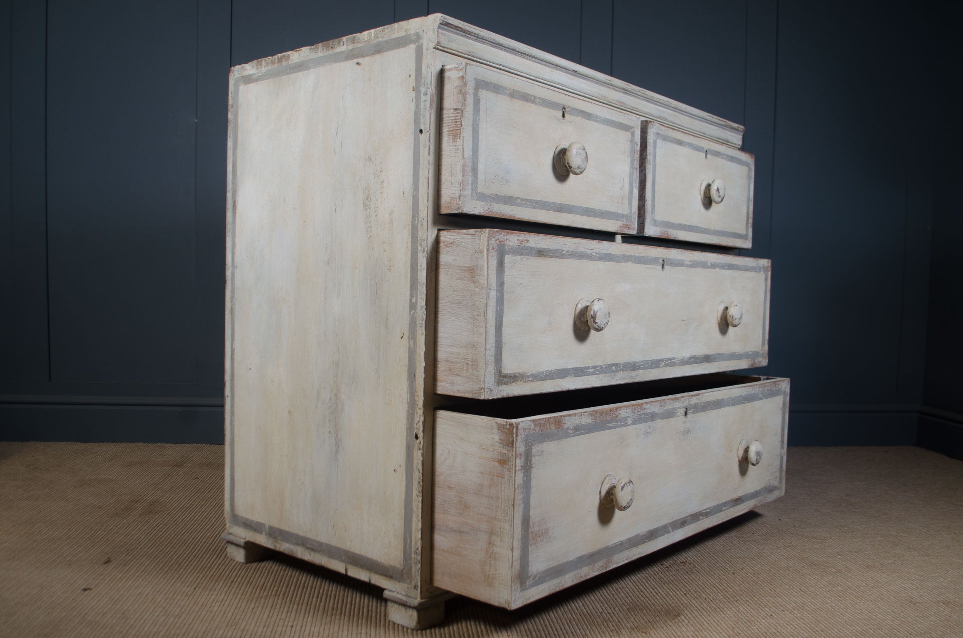 ANTIQUE HAND PAINTED CHEST