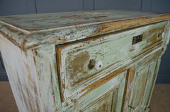 reclaimed painted sideboard green