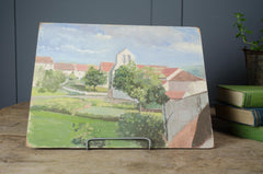 Oil on board French landscapes