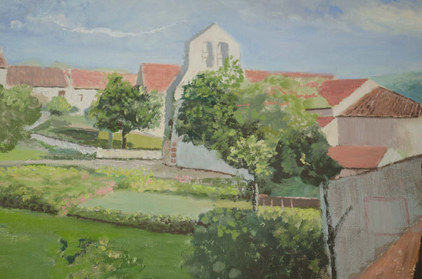 Oil on board French landscapes