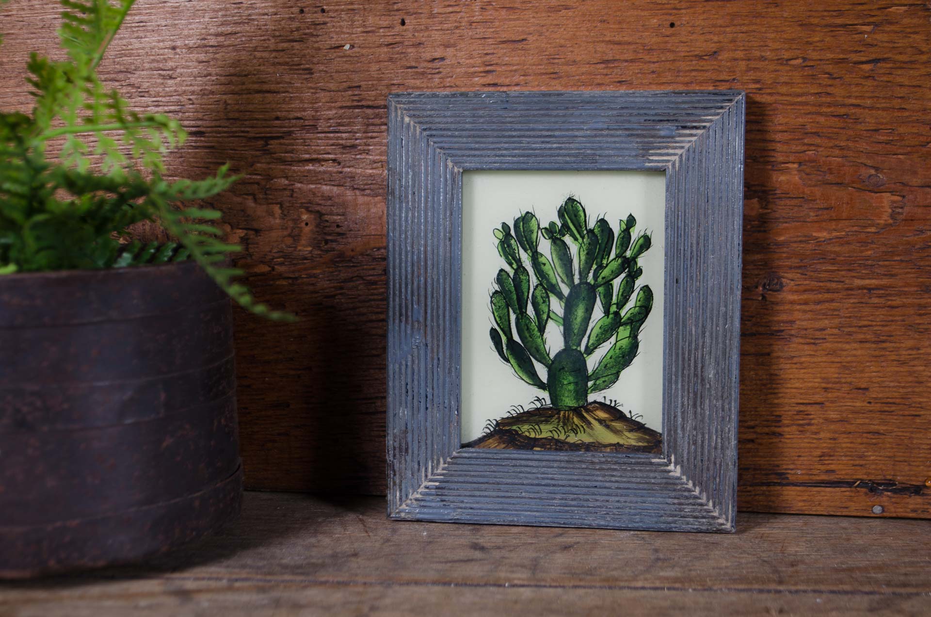 
Indian glass art - Small Plants